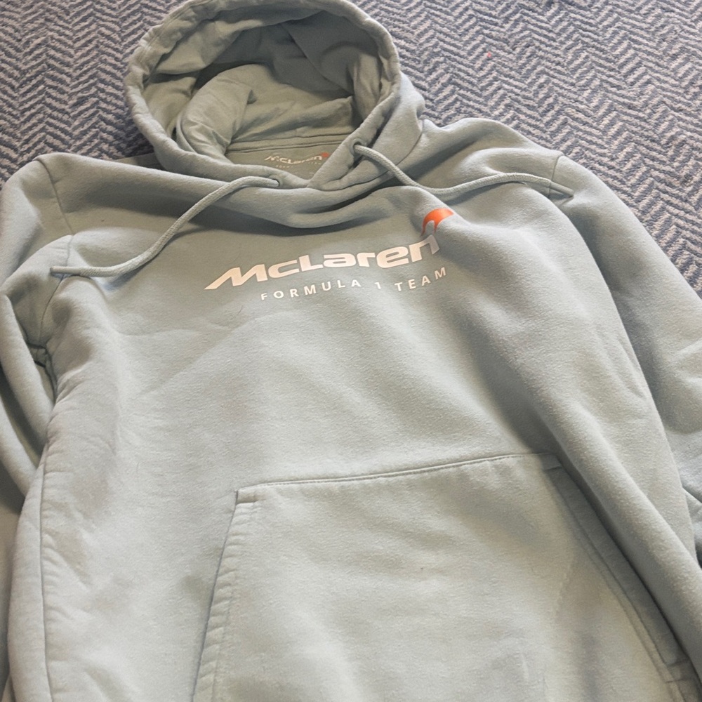 McLaren Men's Light Gray Hoodie - Picture 3 of 3